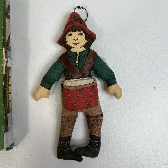 Vintage The Little Drummer Boy Hallmark Canvas Doll Toy Original Packaging - Picture 7 of 11